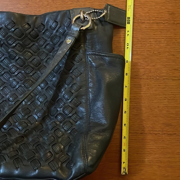 Coach Black Leather Tote ! - Picture 5 of 8